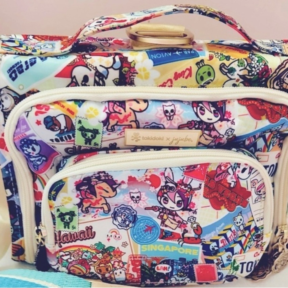 Ju Ju Be x tokidoki round the world bestie bag